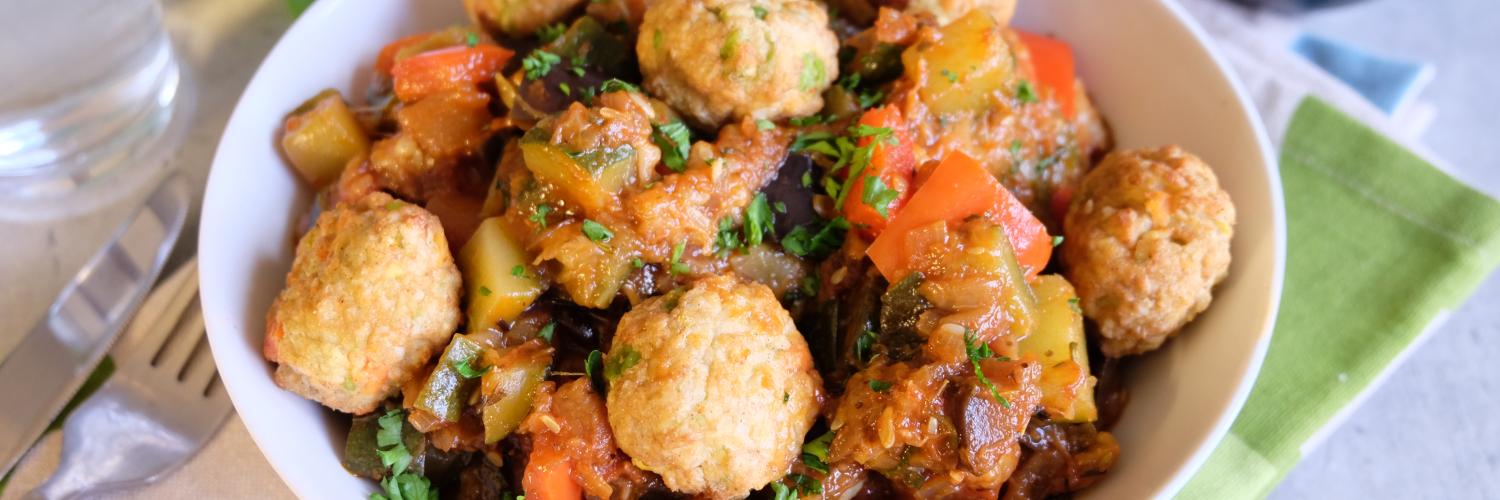 Boulettes de légumes à la provençale Boulettes de légumes à la provençale