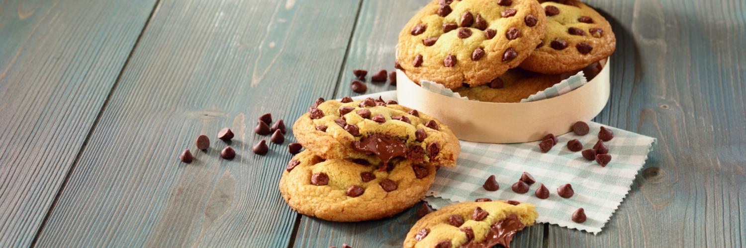 Cookies coeur de chocolat au lait et pépites de chocolat Cookies coeur de chocolat au lait et pépites de chocolat