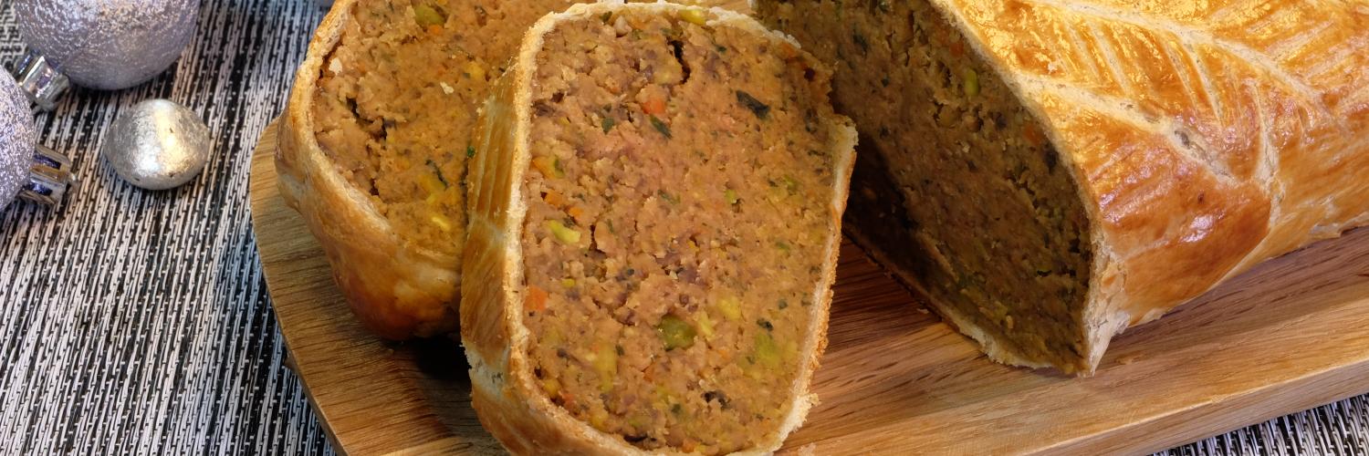 Rôti feuilleté végétarien de Noël Rôti feuilleté végétarien de Noël