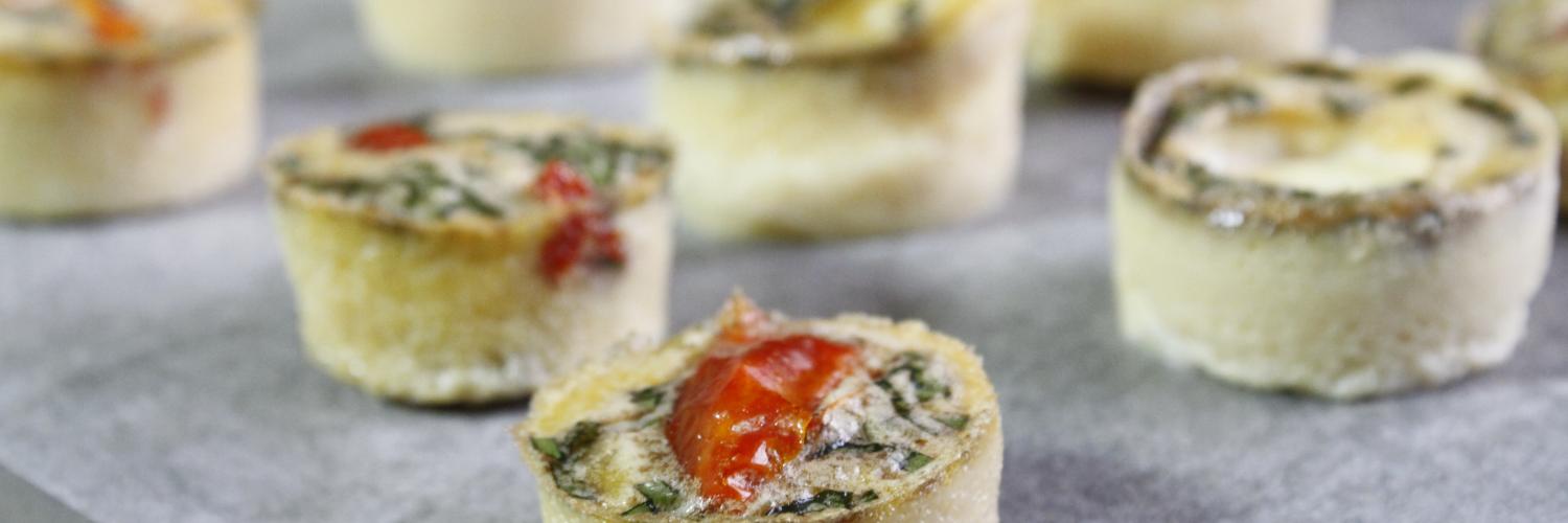 Bouchées oeufs tomates et mozzarella Bouchées oeufs tomates et mozzarella