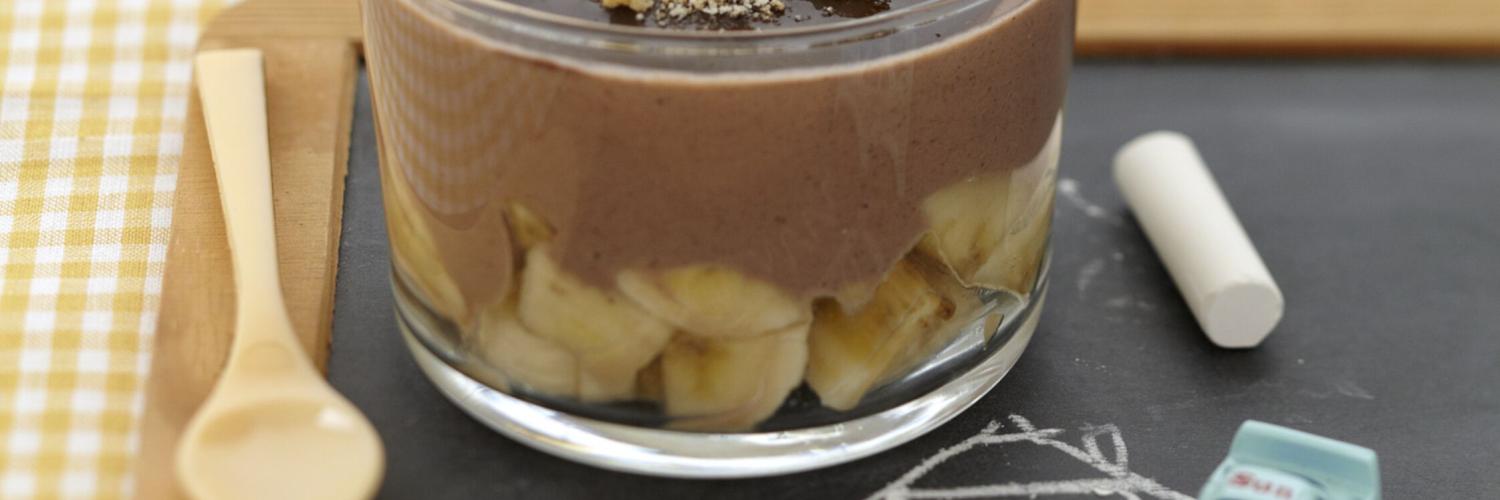 Ma p'tite verrine biscuitée, pomme, banane, NESQUIK Ma p'tite verrine biscuitée, pomme, banane, NESQUIK