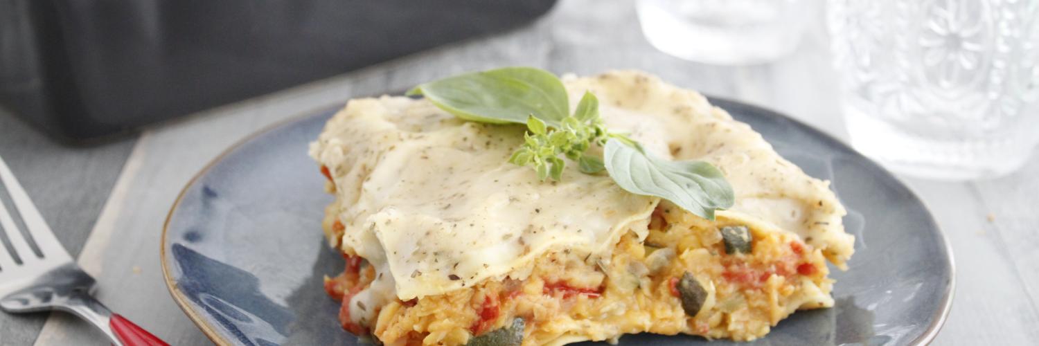 Lasagne de lentilles veggie Lasagne de lentilles veggie