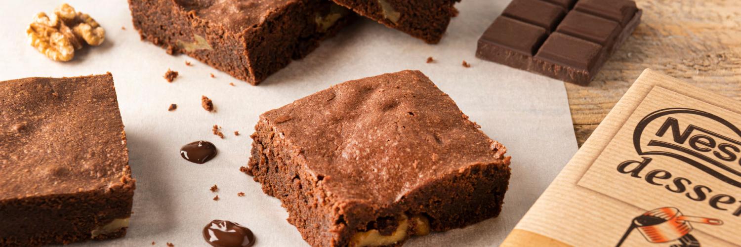 Brownies fondant aux noix Brownies fondant aux noix