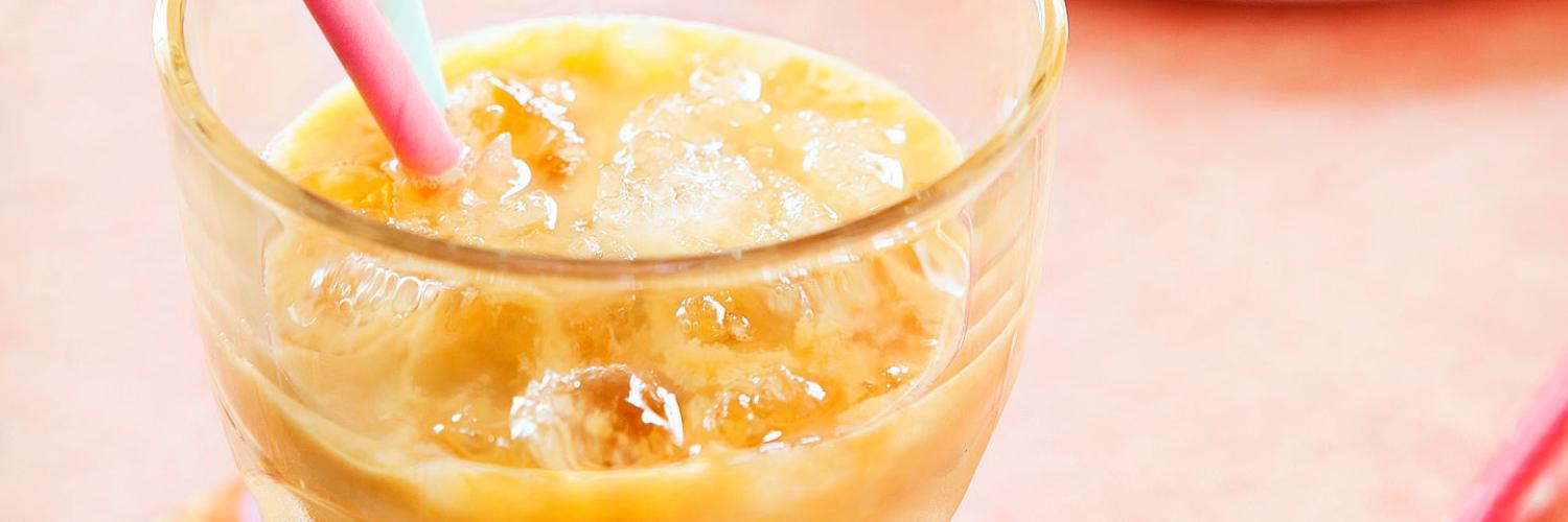 Smoothie RICORE au lait mangue fleur d'oranger Smoothie RICORE au lait mangue fleur d'oranger