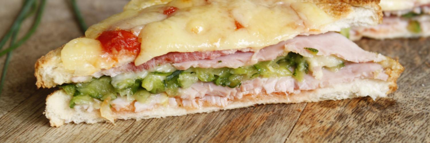 Croq'malin jambon courgette Croq'malin jambon courgette
