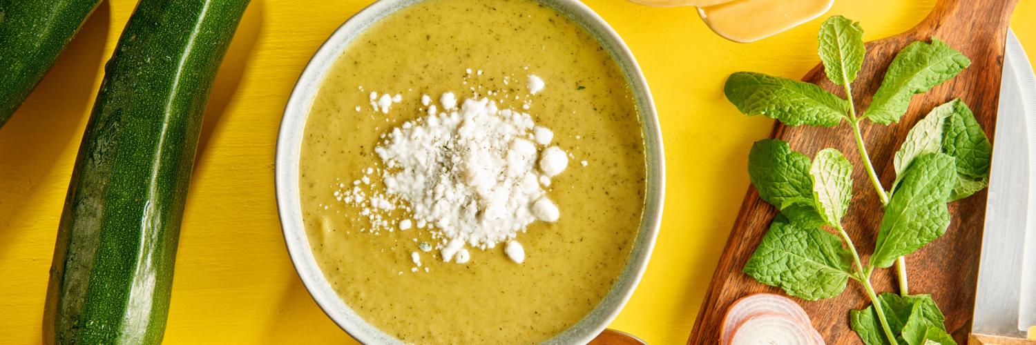 Soupe de courgettes Soupe de courgettes