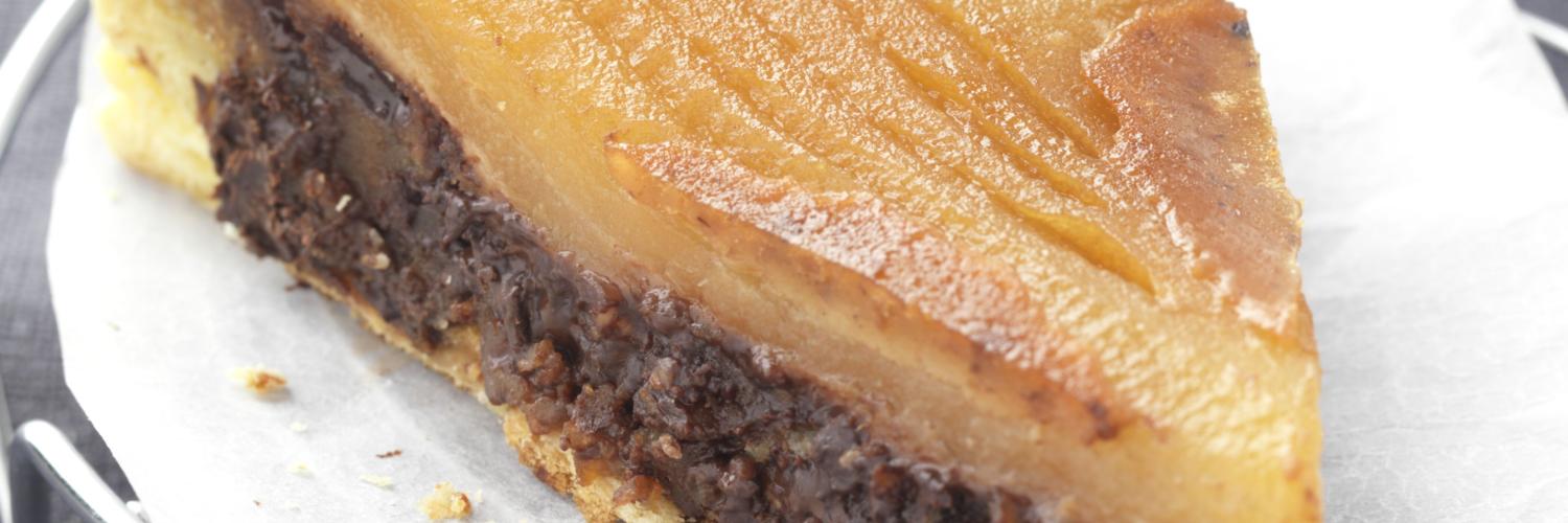 Tarte tatin aux poires et chocolat corsé Tarte tatin aux poires et chocolat corsé