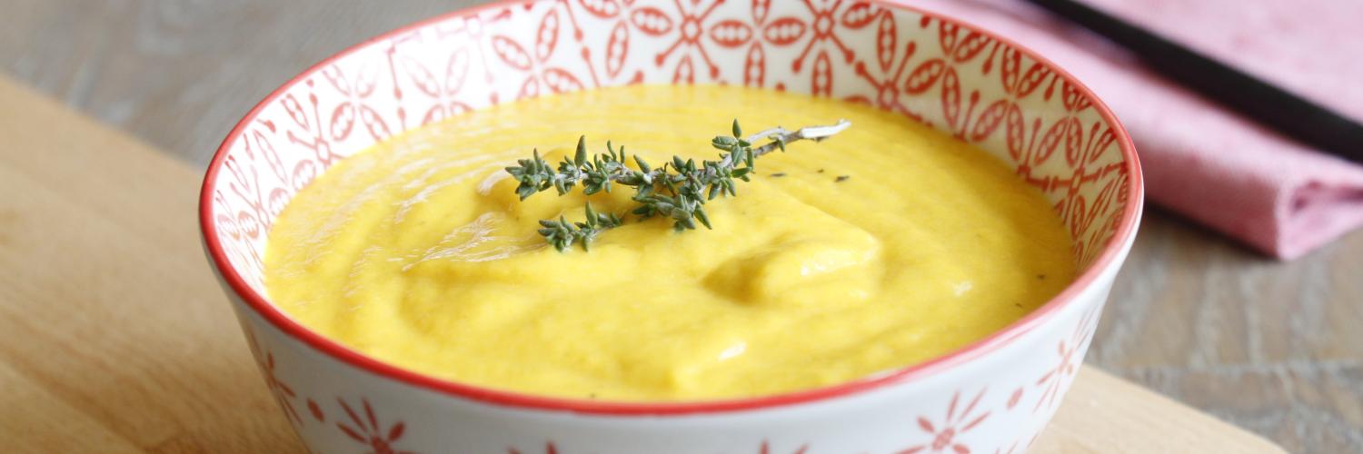 Soupe poivrons jaunes et feta Soupe poivrons jaunes et feta