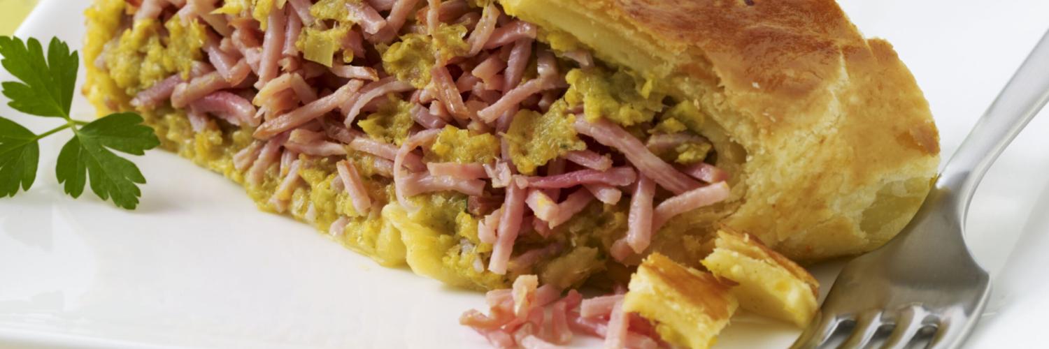 Roule de legumes et rape de jambon Roule de legumes et rape de jambon