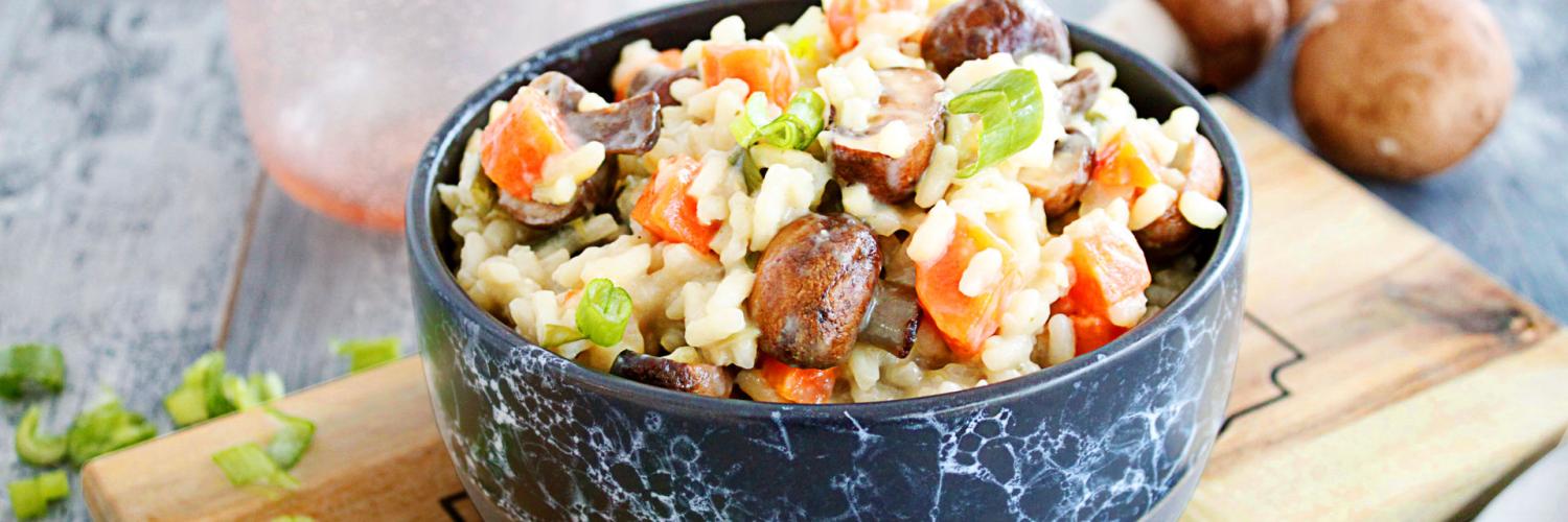 Risotto de légumes vegan Risotto de légumes vegan