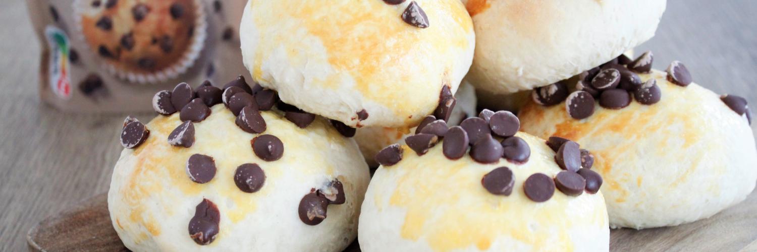 Brioches aux pépites de chocolat Brioches aux pépites de chocolat