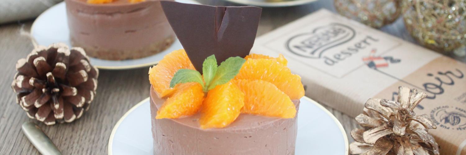 Cheesecake de Noel speculoos chocolat clementines Cheesecake de Noel speculoos chocolat clementines