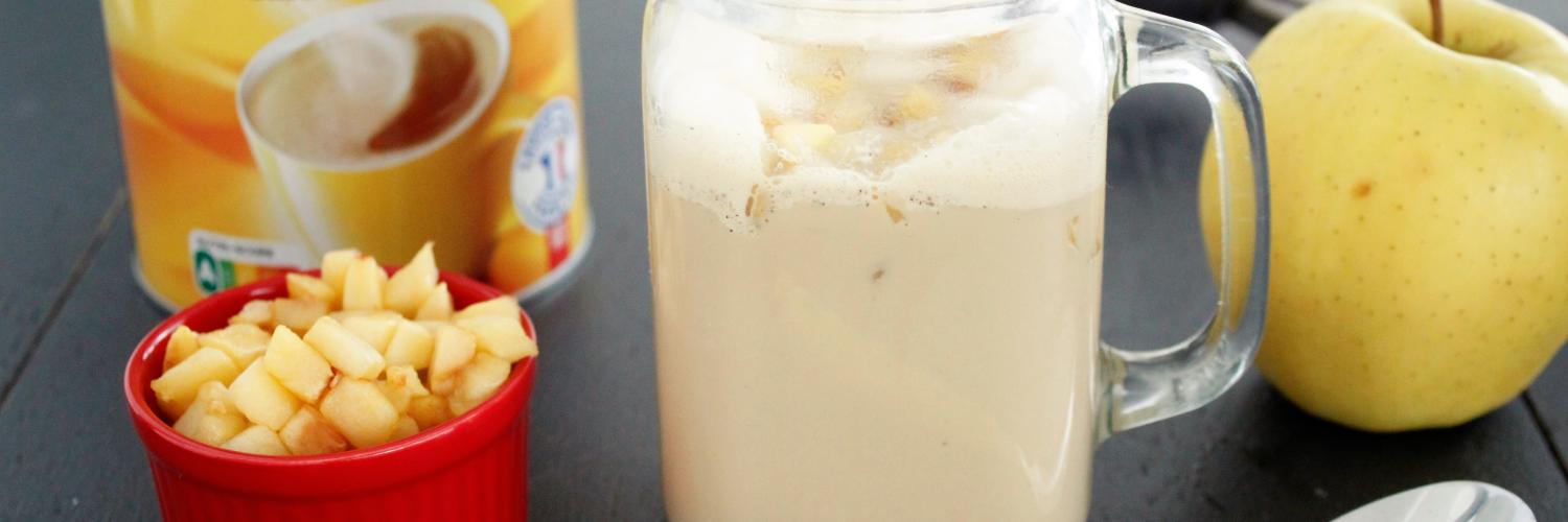 Ricoré frappé, pommes caramélisées Ricoré frappé, pommes caramélisées