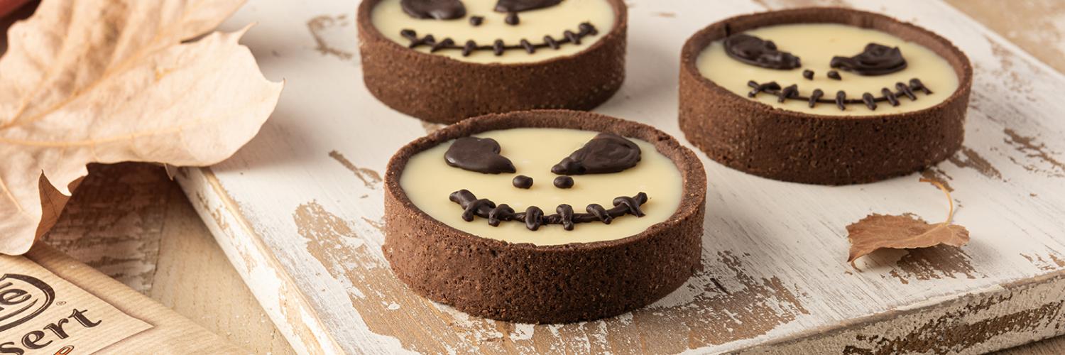 Tartelettes au chocolat d'halloween Tartelettes au chocolat d'halloween