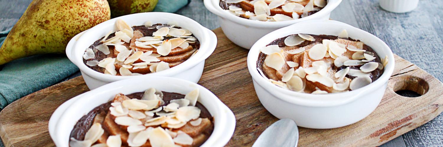 Clafoutis poire chocolat Clafoutis poire chocolat