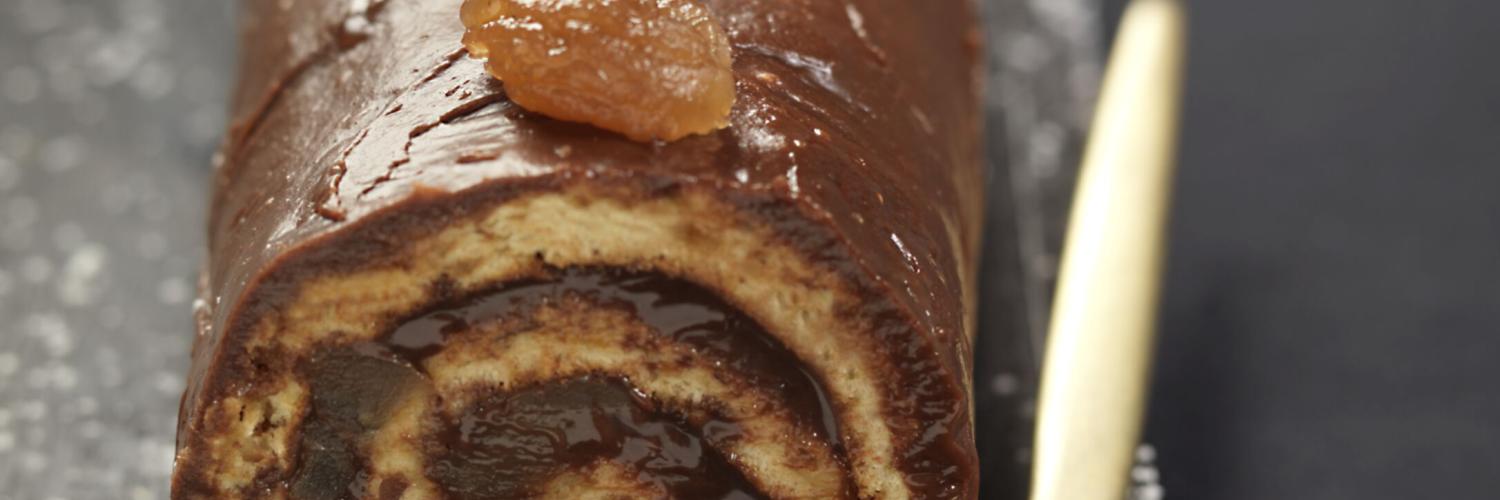Buche chocolat marron Buche chocolat marron