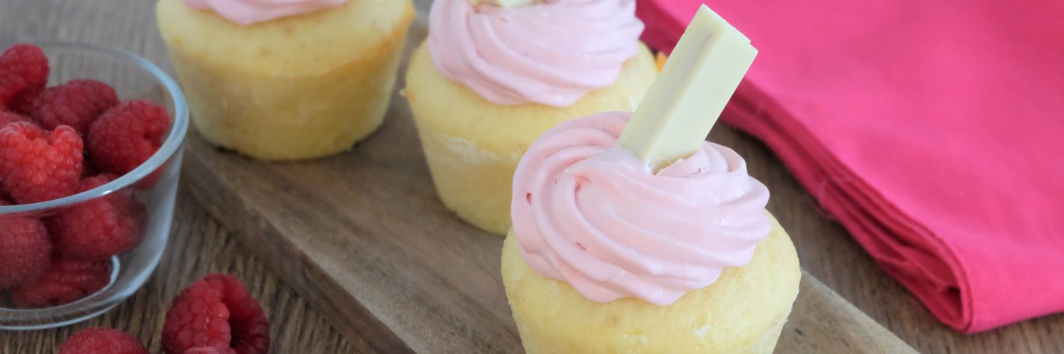 Cup cake croustillant Kikat White Cup cake croustillant Kikat White