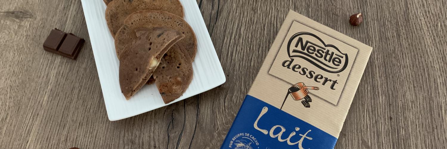 Pancakes chocolat noisettes Pancakes chocolat noisettes