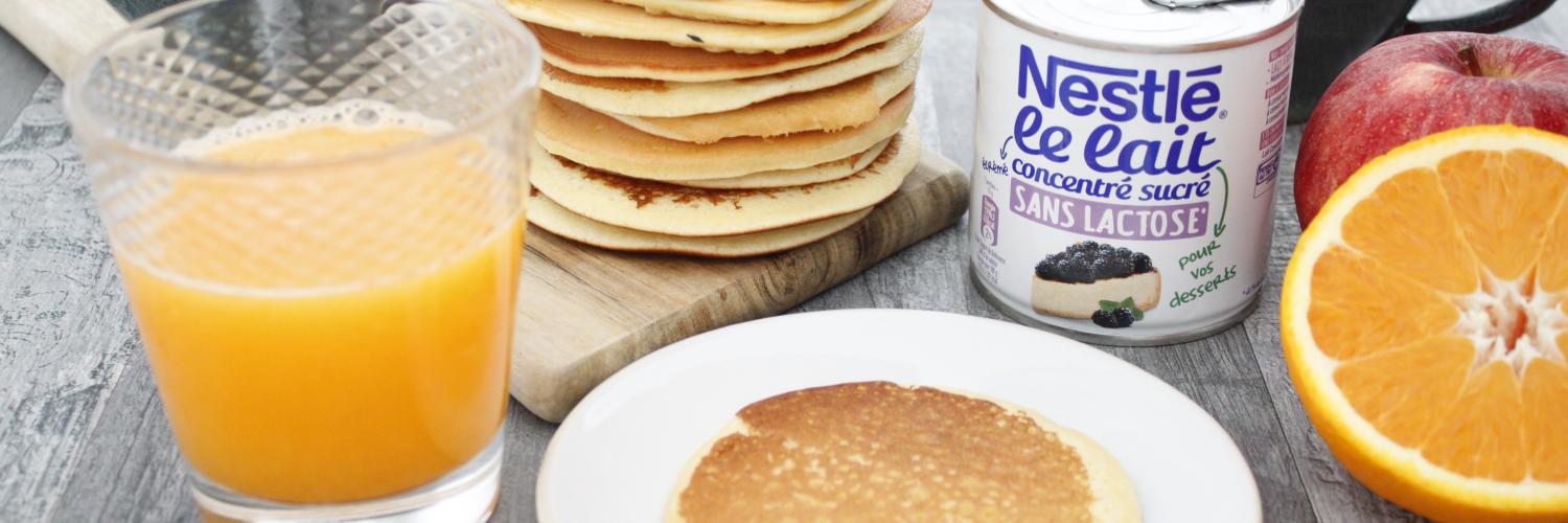 Pancakes sans lactose Pancakes sans lactose