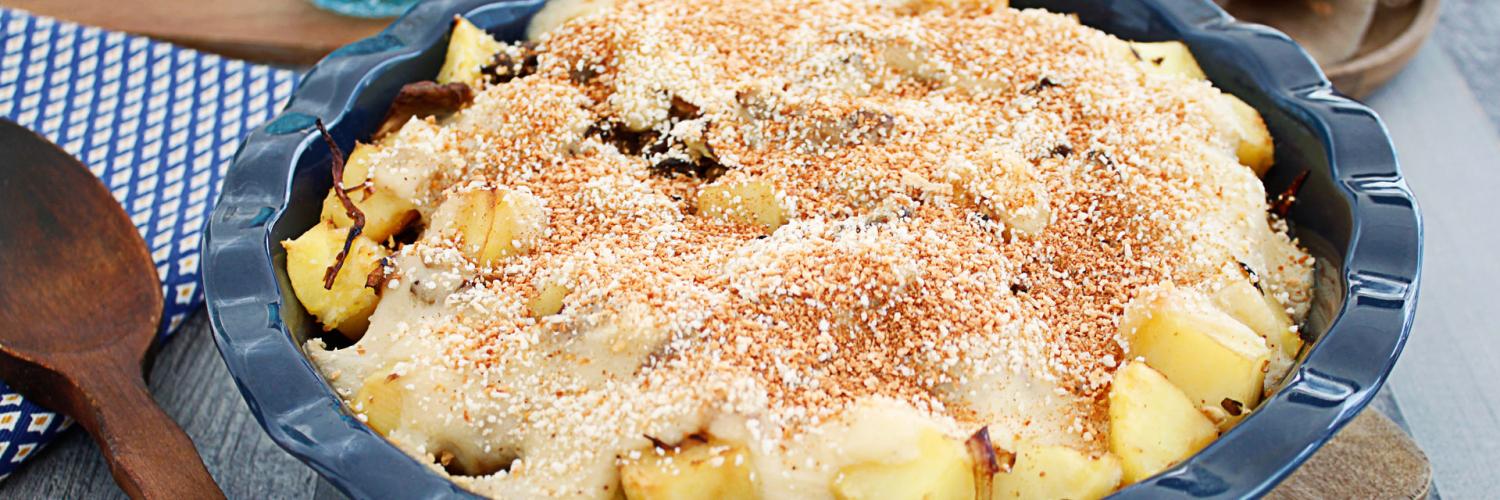 Gratin de pommes de terre et champignons Gratin de pommes de terre et champignons