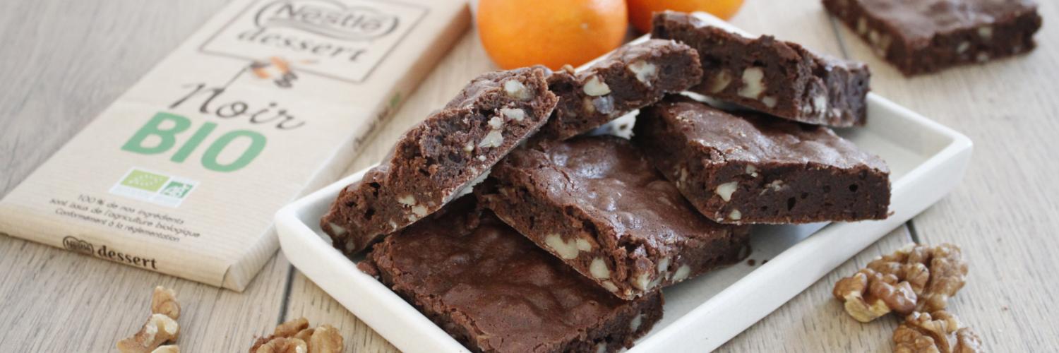 Brownie au chocolat Nestlé dessert bio Brownie au chocolat Nestlé dessert bio