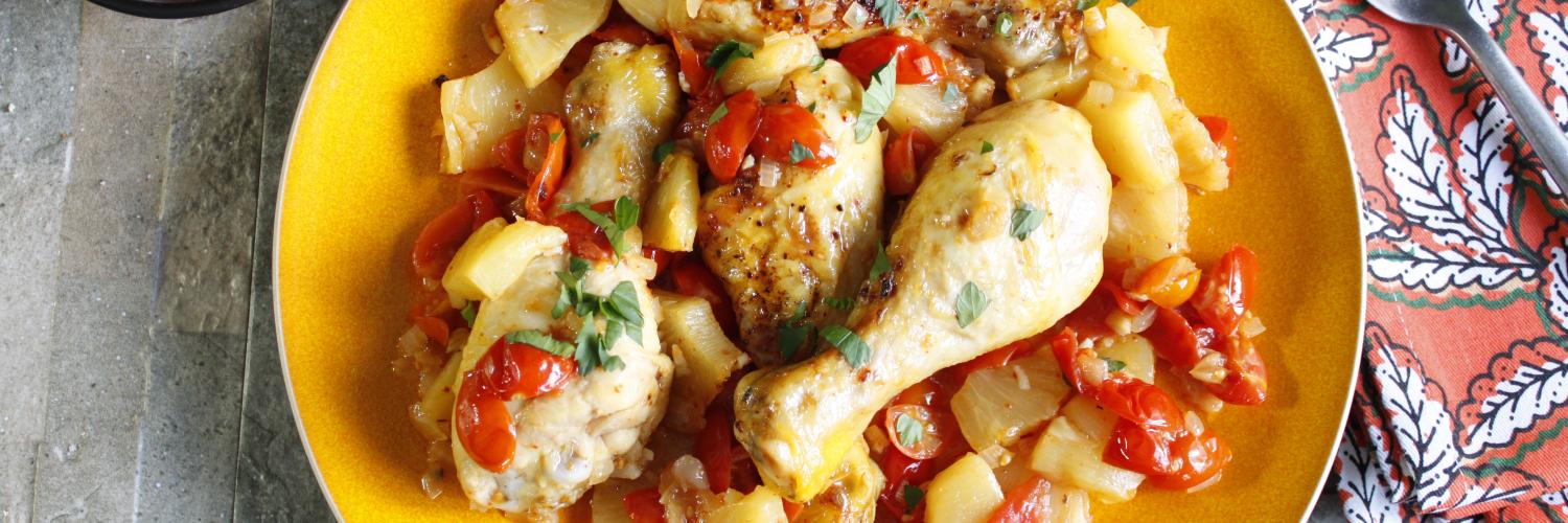 Pilons de poulet à l'ananas à l'Actifry Pilons de poulet à l'ananas à l'Actifry
