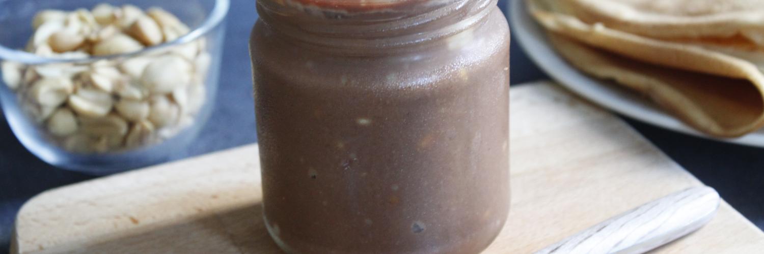 Pâte à tartiner chocolat cacahuètes Pâte à tartiner chocolat cacahuètes