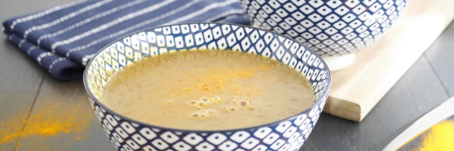 Velouté de lentilles au curcuma Velouté de lentilles au curcuma