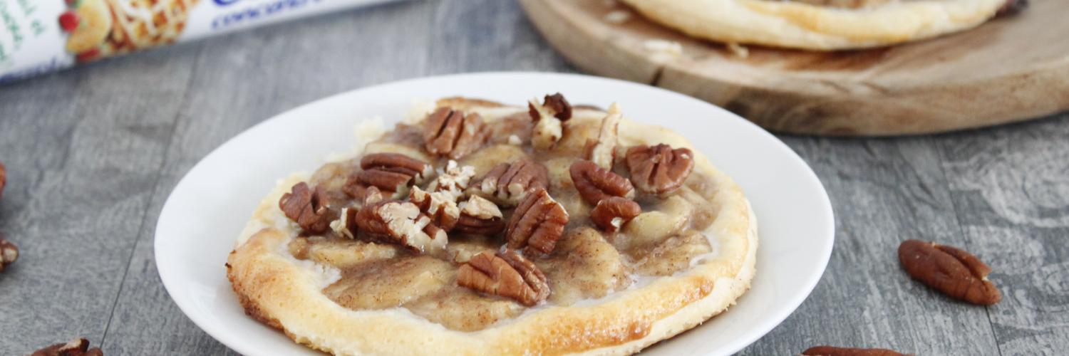 Tartes fines banane noix de pecan Tartes fines banane noix de pecan