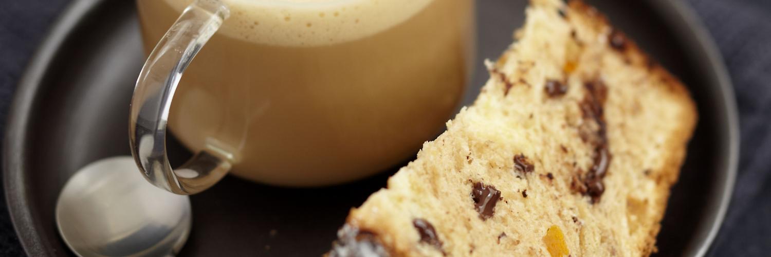 Panettone aux pepites de chocolat et orange confite Panettone aux pepites de chocolat et orange confite