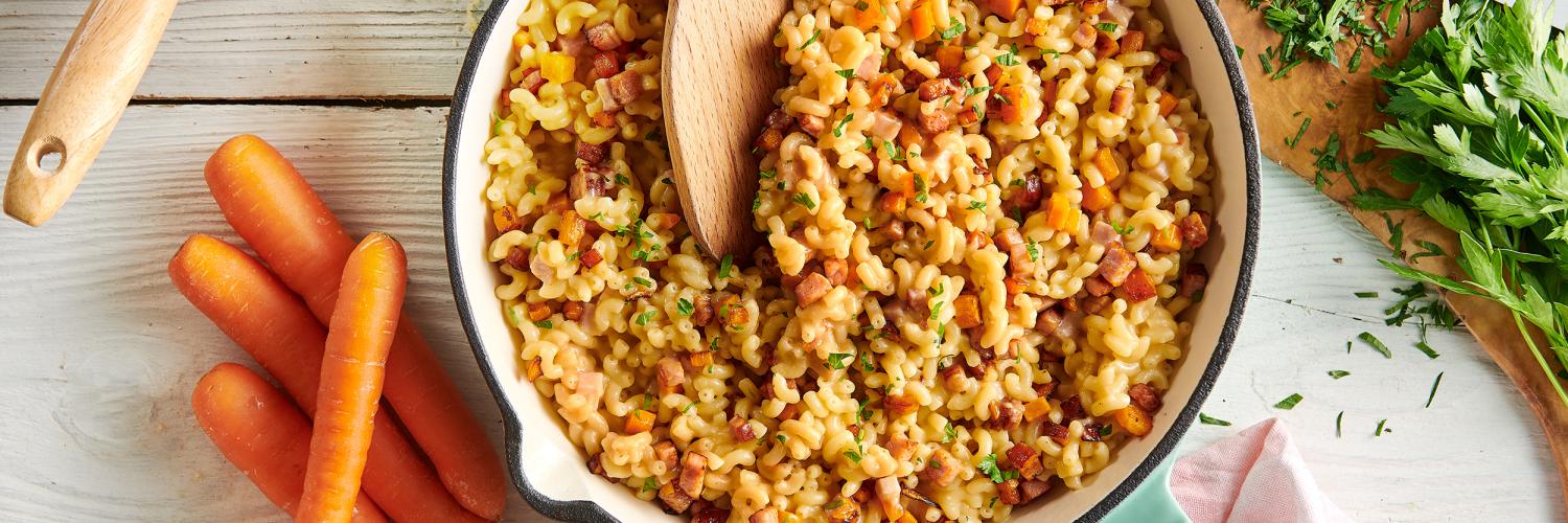 RIsotto de coquillettes au jambon RIsotto de coquillettes au jambon