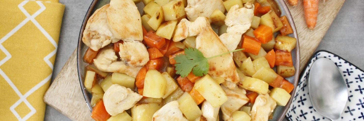Sauté de poulet façon paysanne Sauté de poulet façon paysanne