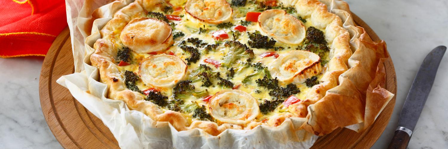 Tarte chèvre tomate brocoli Tarte chèvre tomate brocoli