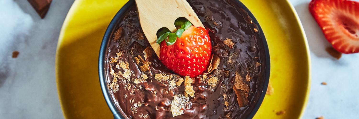 Fondue chocolat caramel Fondue chocolat caramel