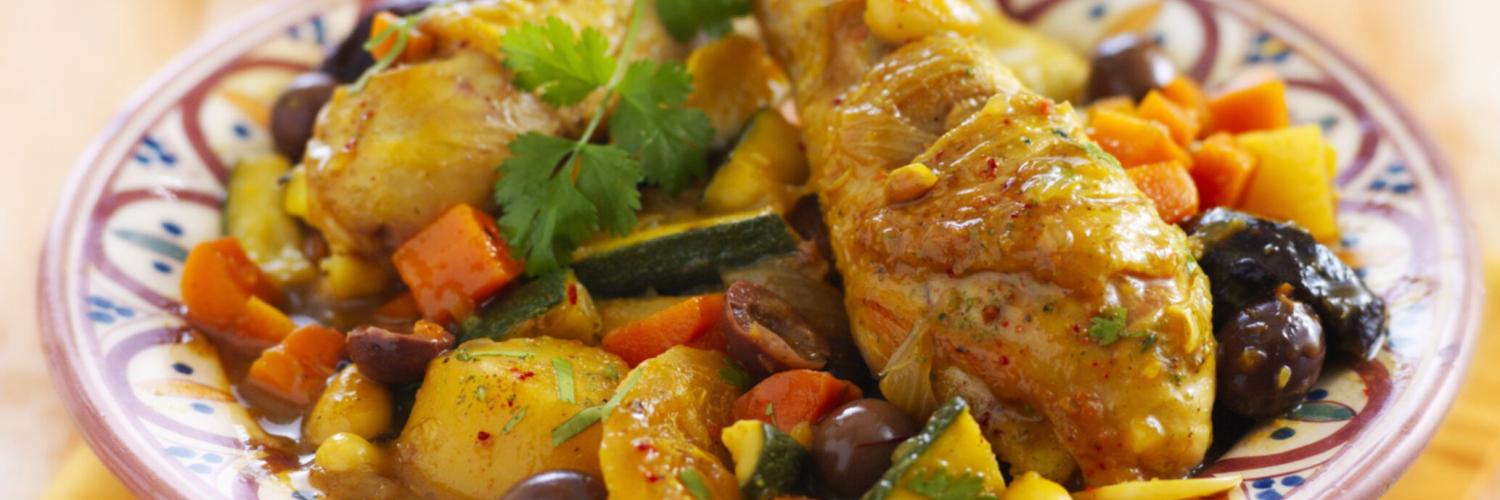 Tajine de poulet au citron confit Tajine de poulet au citron confit