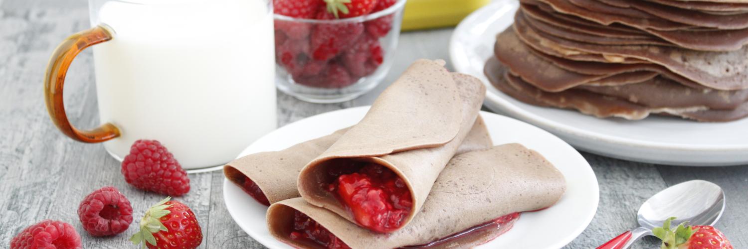 Mini crêpes Nesquik fruits rouges Mini crêpes Nesquik fruits rouges