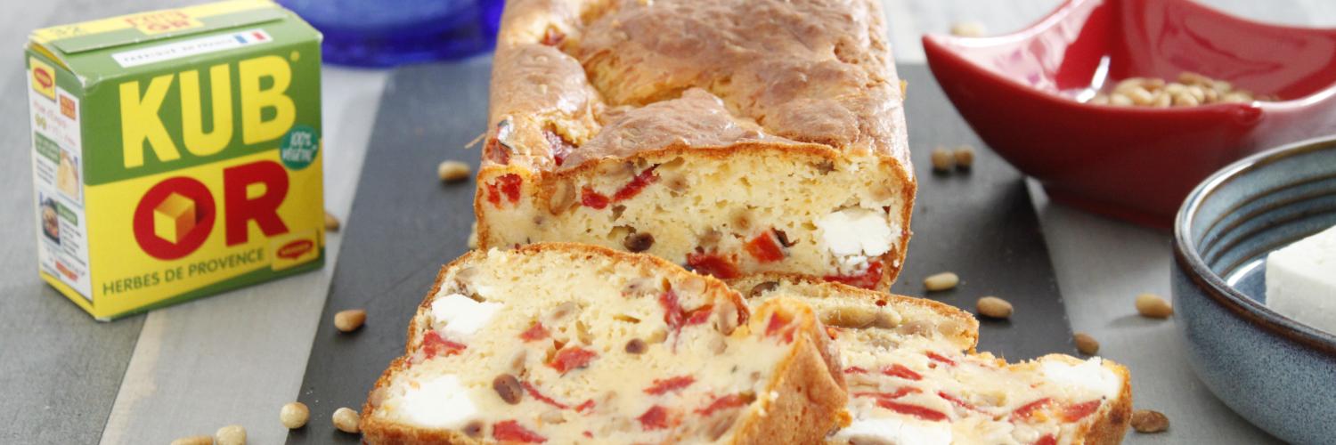 Cake à la feta et pequidillos Cake à la feta et pequidillos
