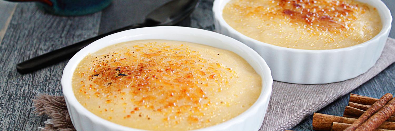 Crème brulée végétale Crème brulée végétale