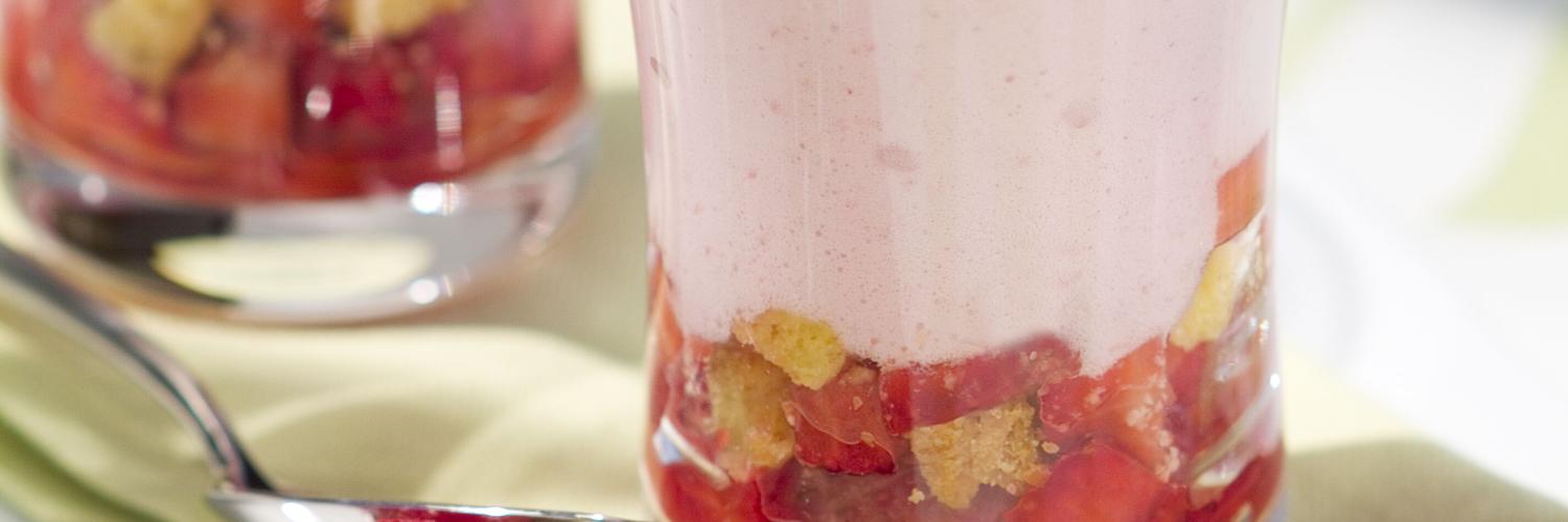 Mousse d'été facon tarte aux fraises Mousse d'été facon tarte aux fraises