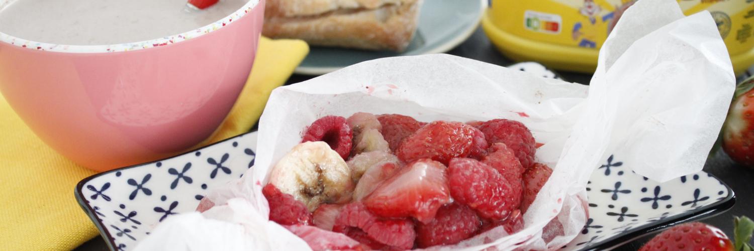 Papillote de fruits Nesquik Papillote de fruits Nesquik