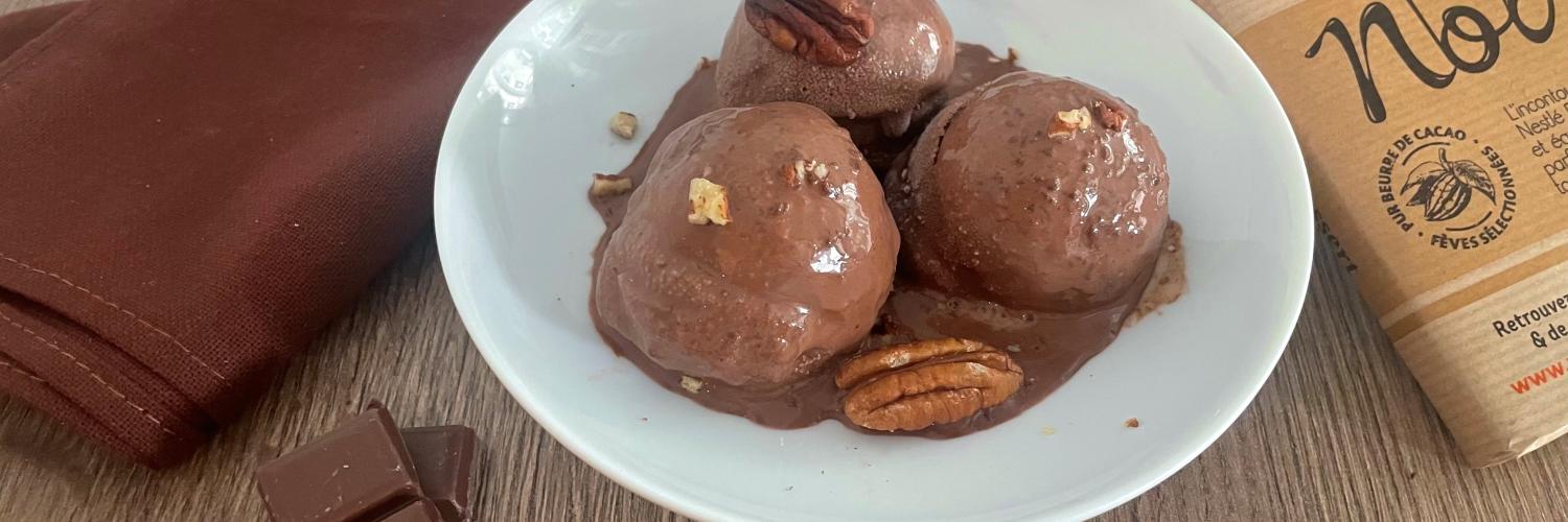 Glace au chocolat Glace au chocolat