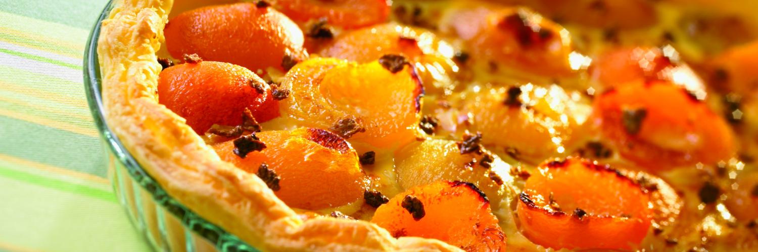 Tarte aux abricots et aux cereales caramelisees Tarte aux abricots et aux cereales caramelisees