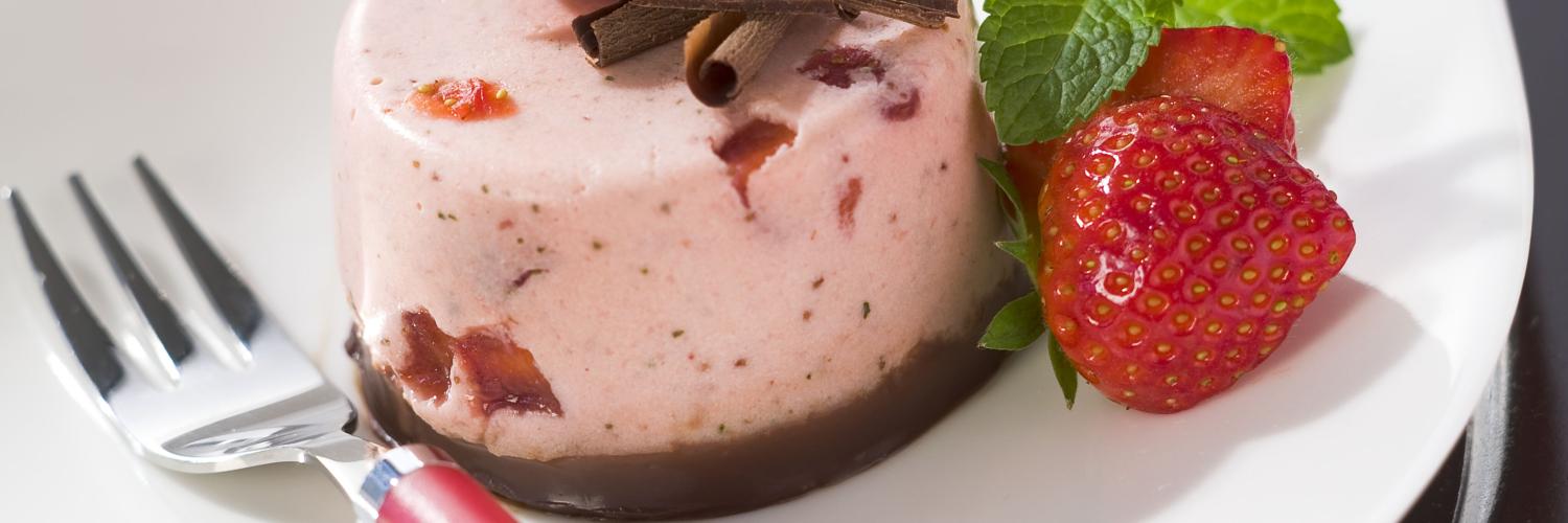 Bavarois fraises et chocolat Bavarois fraises et chocolat