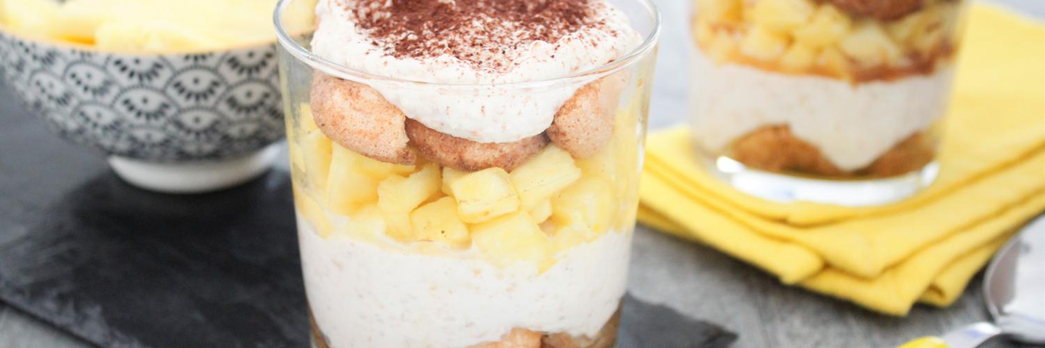 Tiramisu coco ananas café Tiramisu coco ananas café