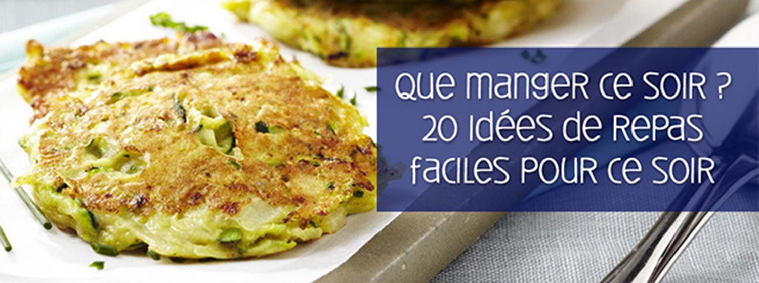 Repas du soir simple et rapide