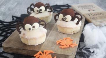 Muffins araignées au chocolat
