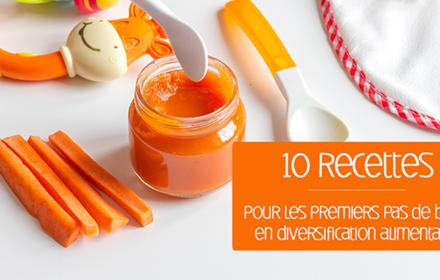 Recettes adaptées à l’âge de votre bébé