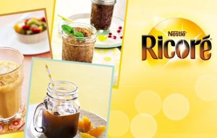 Boissons rafraîchissantes avec RICORÉ