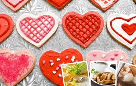 Spécial Saint-Valentin Nos 3 menus coups de cœur