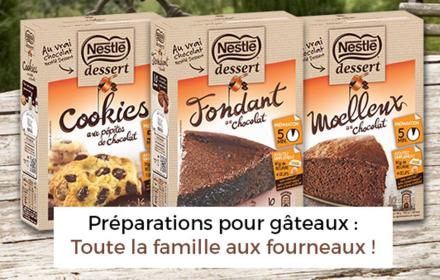 Préparations pour gâteaux
